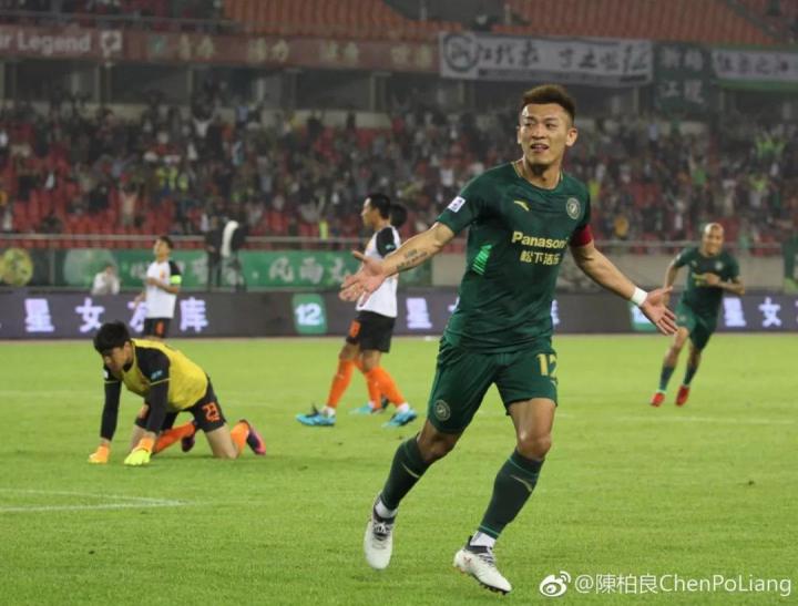 陈柏良(中国台北 31岁 长春亚泰 12.5万欧元