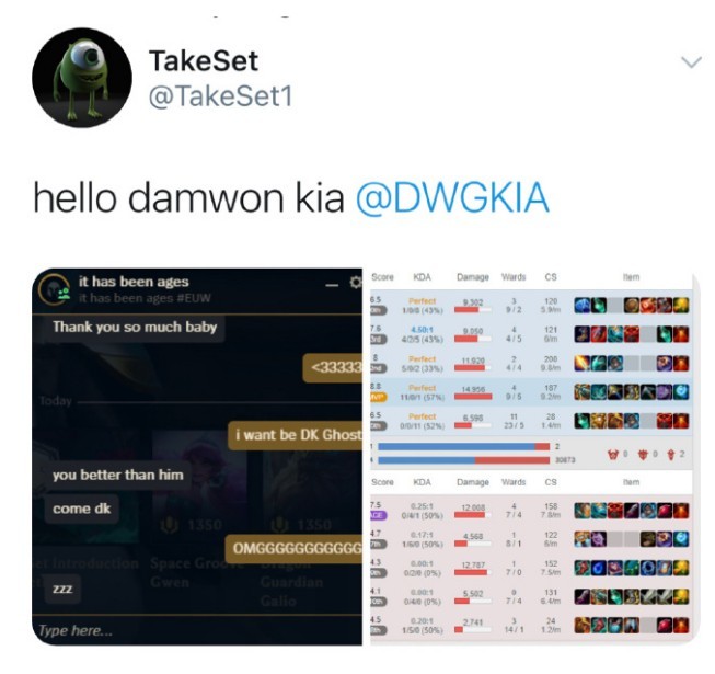 整活滴神!khan与fcn下路互动:你比ghost更强,快来dk