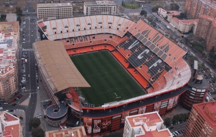 梅斯塔利亚球场(estadio de mestalla)