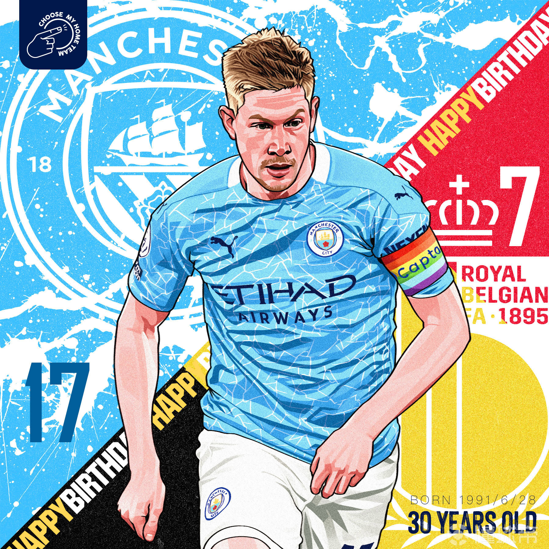 凯文·德布劳内kevin de bruyne30.