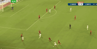 海港1-0申花,奥斯卡助攻李圣龙破门,杨旭替补进球无效