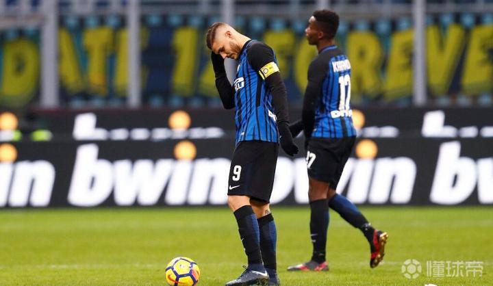 从16轮不败到8轮不胜 国际米兰怎么了 国际米兰 布罗佐维奇 佩里西奇 坎德雷瓦 汉达诺维奇 伊卡尔迪 巴莱罗 斯帕莱蒂 懂球帝