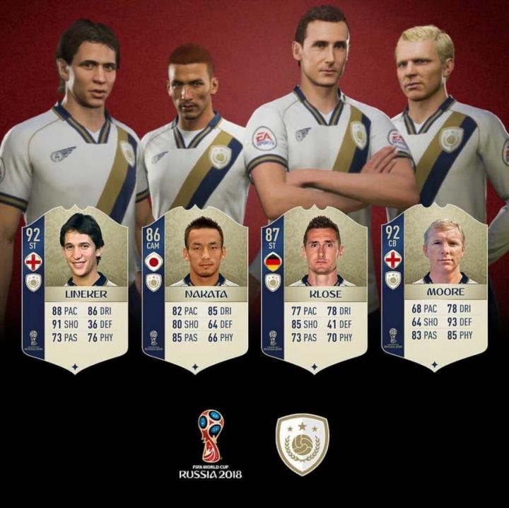 Fifa 18世界杯模式传奇17人 评分 贝利98 中田英寿86 克洛泽 布兰科 亨利 罗纳尔迪尼奥 鲁伊 科斯塔 普约尔 罗纳尔多 贝利 莱因克尔 马拉多纳 马特乌斯 博比 摩尔 中田英寿 奥科查 德科 雅辛 Fifa 懂球帝 Fifa 18世界杯模式传奇17人 评分 贝利98 中田英寿86 克洛泽 布兰科 亨利 罗纳尔迪尼奥 鲁伊 科斯塔 普约尔 罗纳尔多 贝利 莱因克尔 马拉多纳 马特乌斯 博比 摩尔 中田英寿 奥科查 德科 雅辛 Fifa 懂球帝