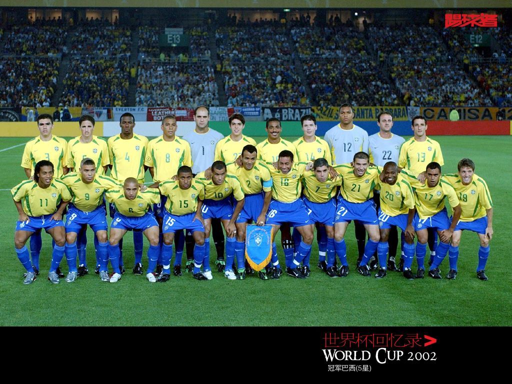 巴西国家队2002主场球迷版球衣