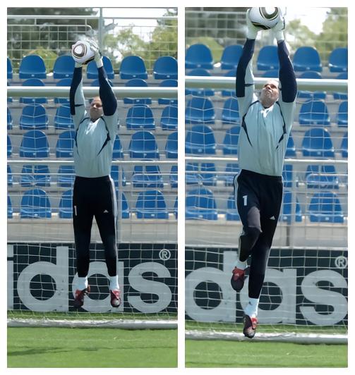 守门员不同情况下接球的几种方式