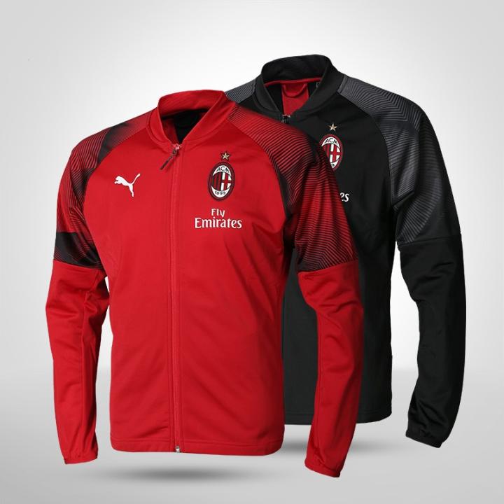 豪门好货推荐之"红黑军团"ac米兰!球员同款出场外套上新
