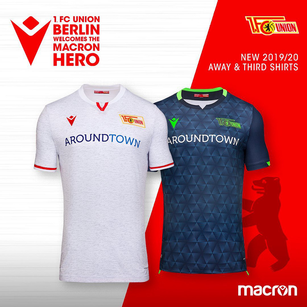 红色力量柏林联合201920赛季主客场球衣发布
