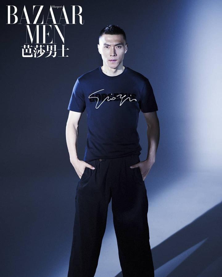 帅出天际于大宝为时尚杂志拍摄写真