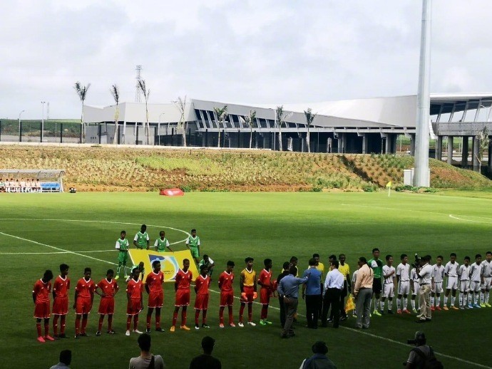 根宝基地u13进行海外拉练,友谊赛4-2战胜利物浦毛里求斯足校