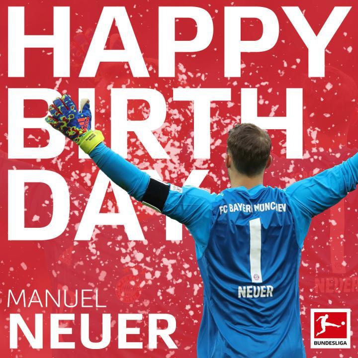 祝诺伊尔34岁生日快乐!