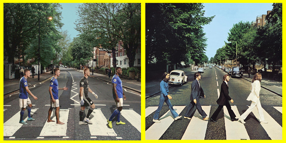 英超第八轮海报解析全世界最著名的斑马线