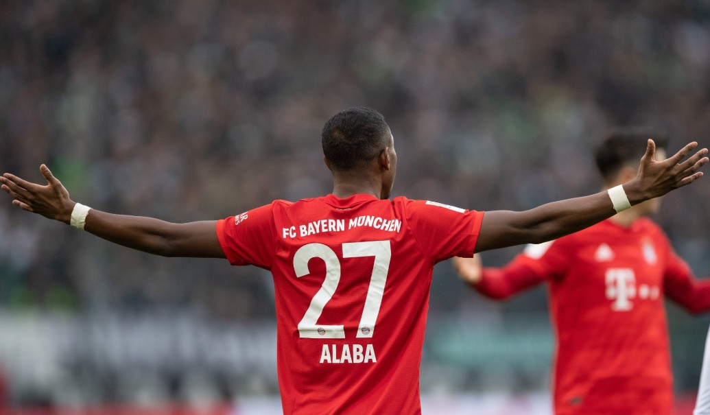 阿拉巴最喜欢的号码是7号但当时这个号码是里贝里的