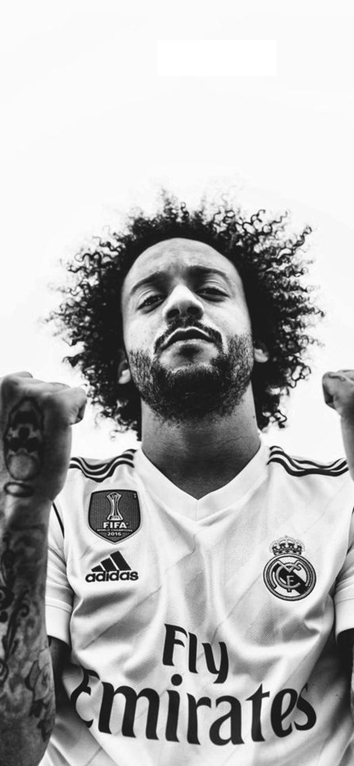 踢球侠壁纸:西甲皇马马塞洛高清全面屏手机第二期