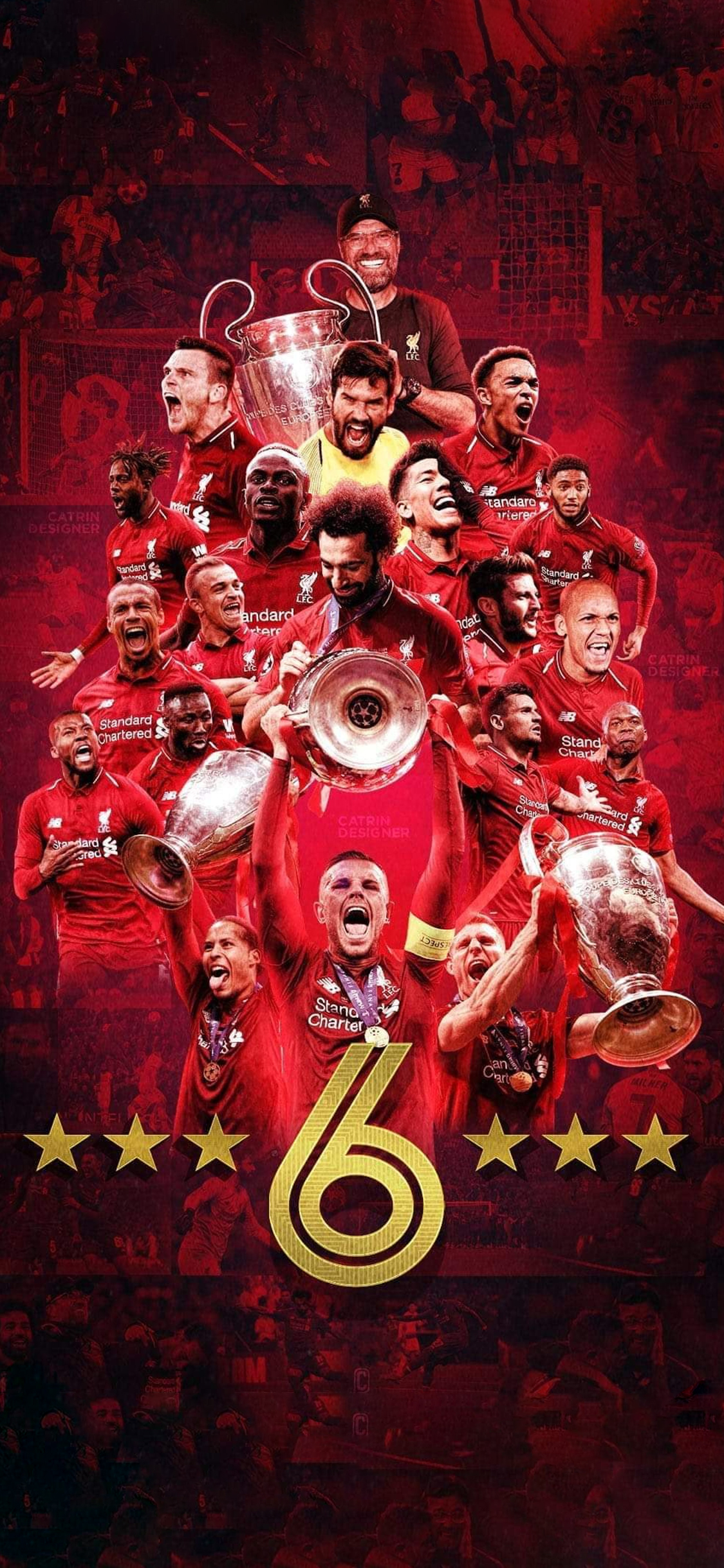 踢球侠壁纸英超利物浦高清全面屏手机第二期