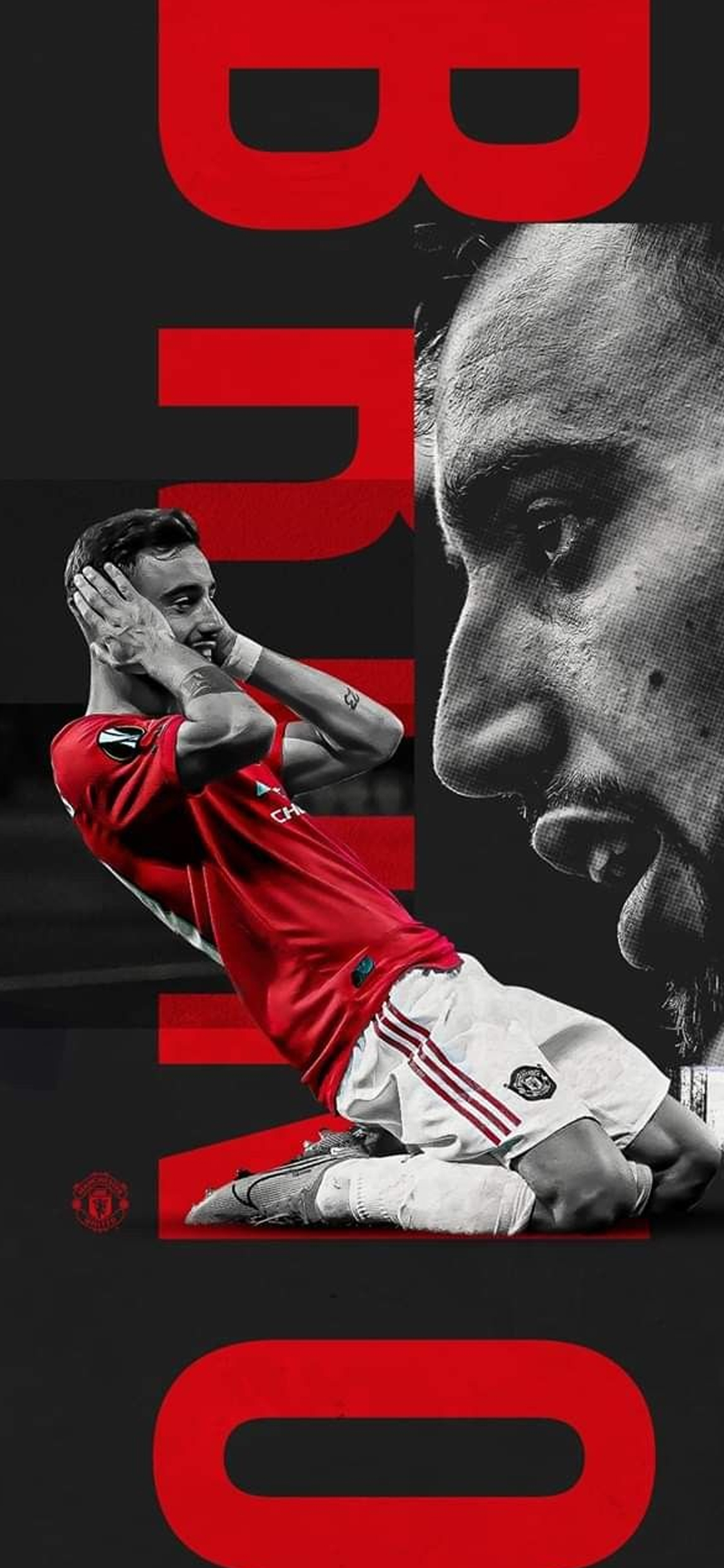 踢球侠壁纸英超曼联b费尔南德斯高清全面屏手机第二期