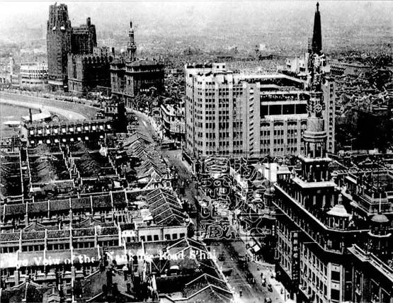 上海原先是国外的殖民地,后来被外国人以租界的方式,划分成了许多块