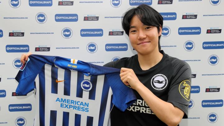 官方:布莱顿女足从曼城租借韩国国脚李金玟