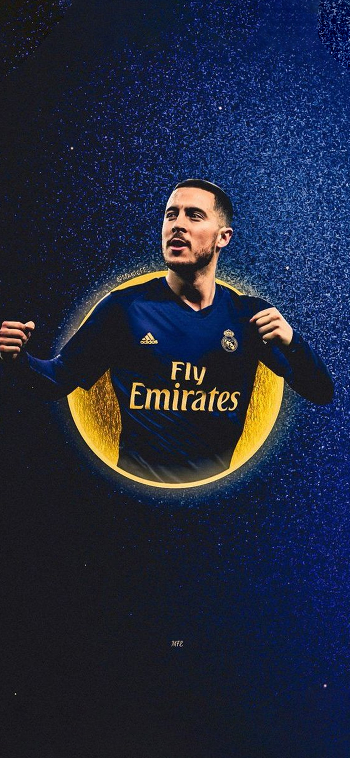 踢球侠壁纸西甲皇家马德里阿扎尔高清全面屏手机第五期