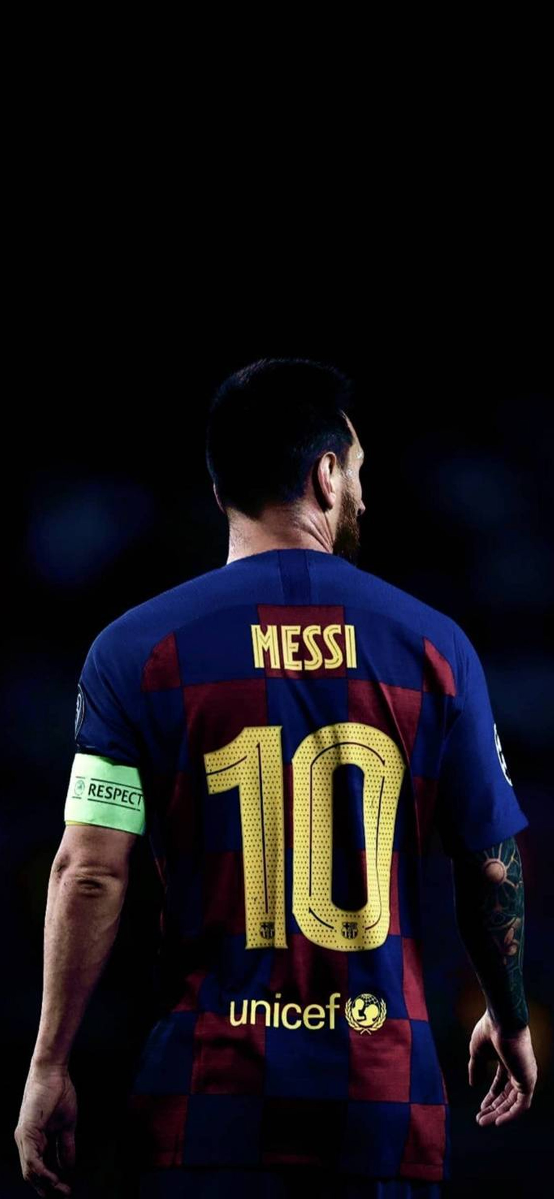 踢球侠壁纸西甲巴塞罗那梅西高清全面屏手机第六期