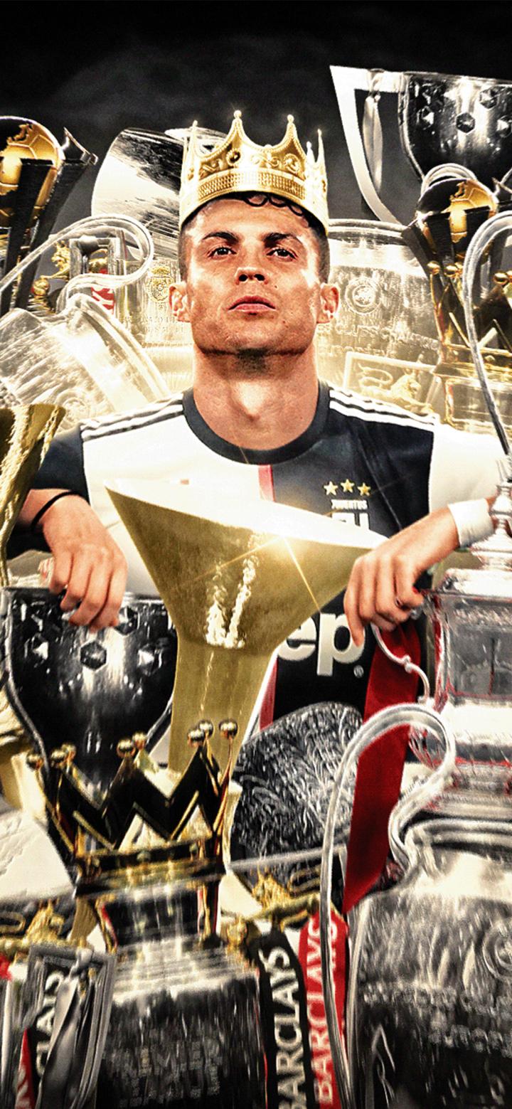 踢球侠壁纸:意甲尤文图斯c罗高清全面屏手机第六期