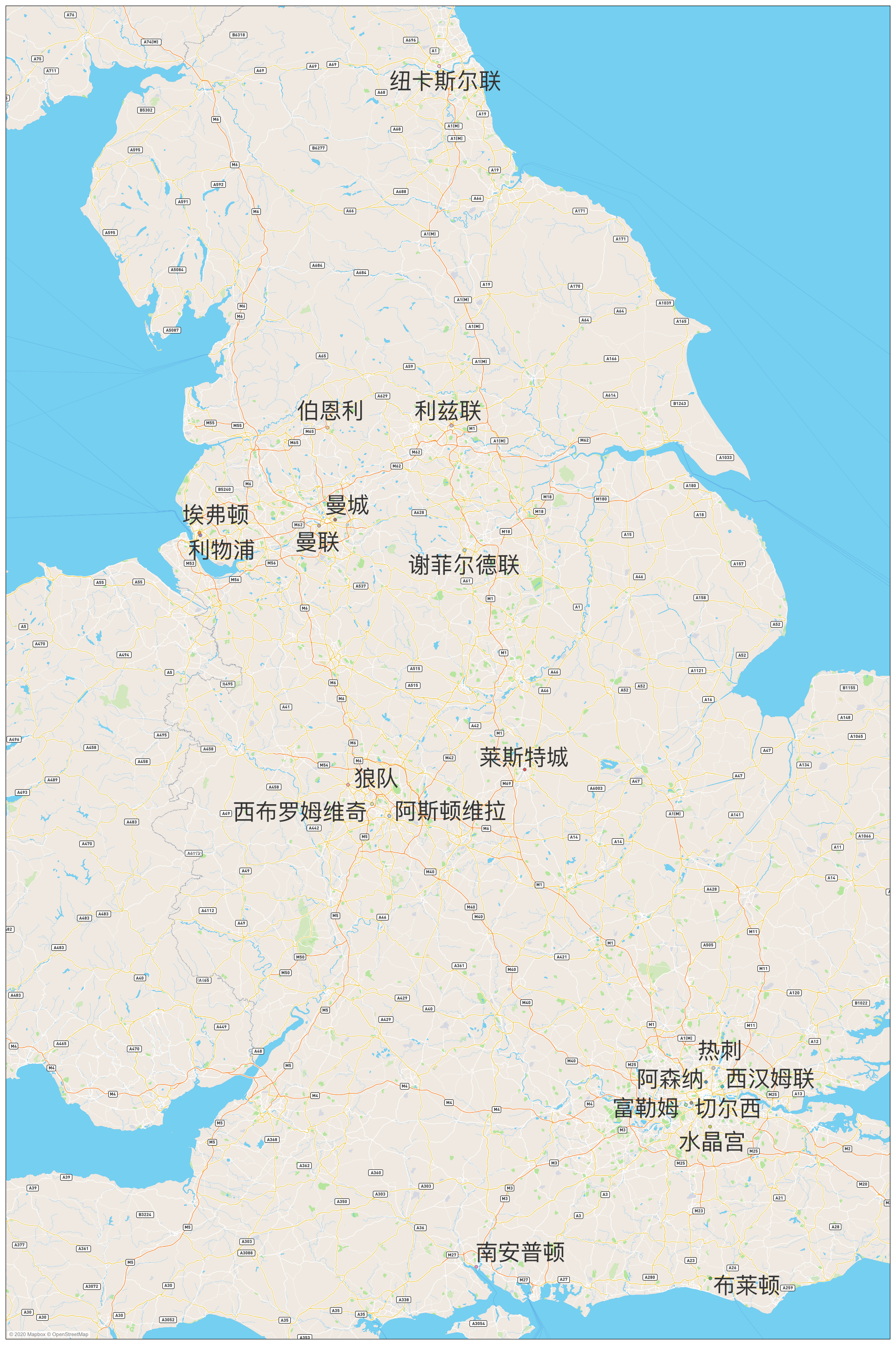 英超地图图片