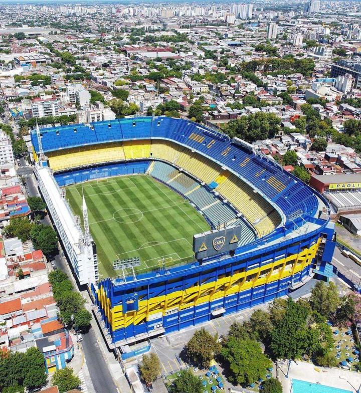 阿根廷队今天在糖果盒球场开启了2022年世界杯预.