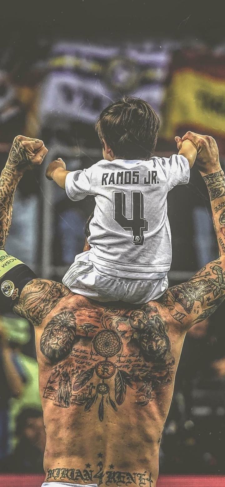 踢球侠壁纸:西甲皇马拉莫斯高清全面屏手机第三期