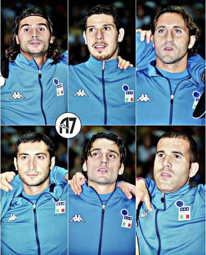 老照片2002年世界杯意大利队