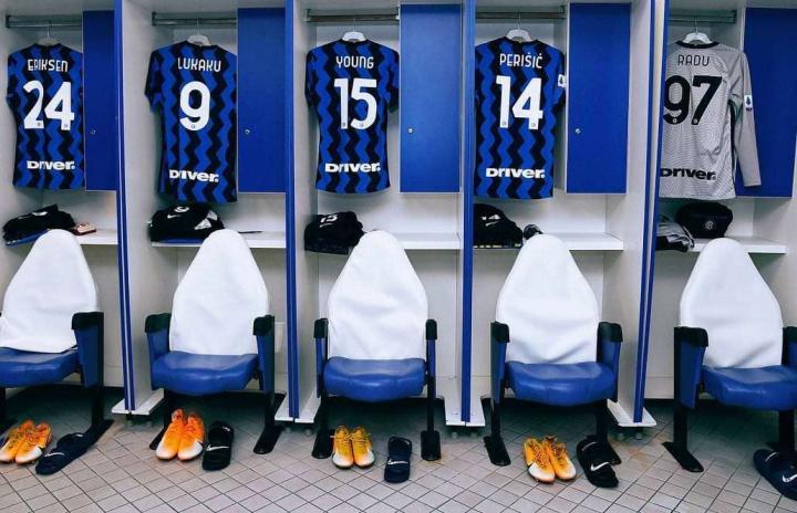 更衣室准备就绪,加油,国际米兰!