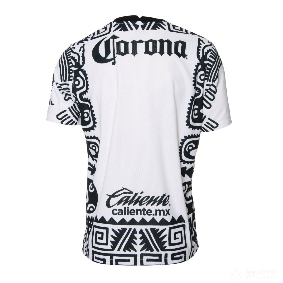 致敬阿兹特克神话墨西哥美洲发布黑白图腾风第三球衣