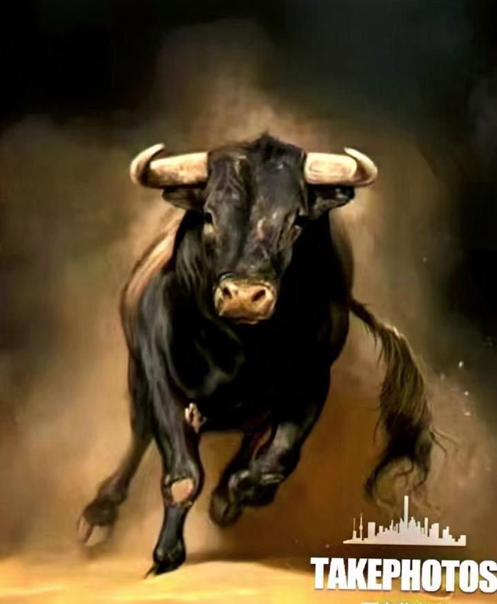 好友薛海涛老师牛年新作古典写实技法油画牛转乾