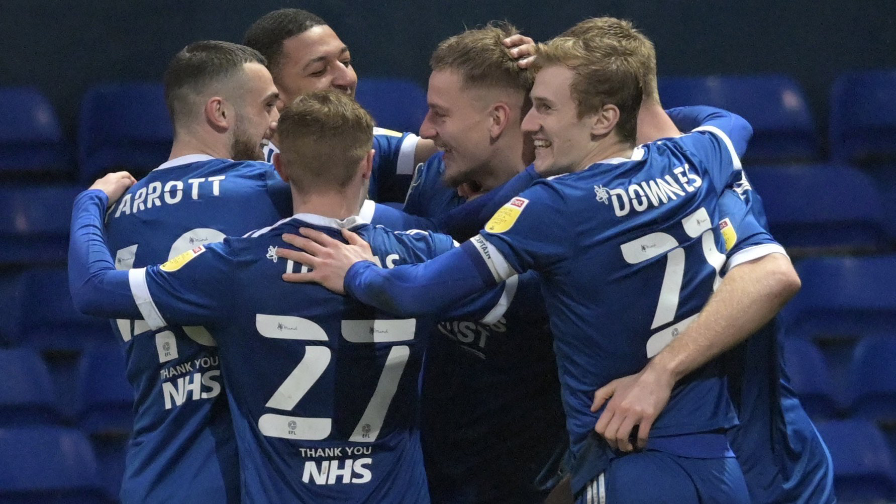 伊普斯维奇主场20布莱克浦贾奇伤愈破门伍尔芬登得分