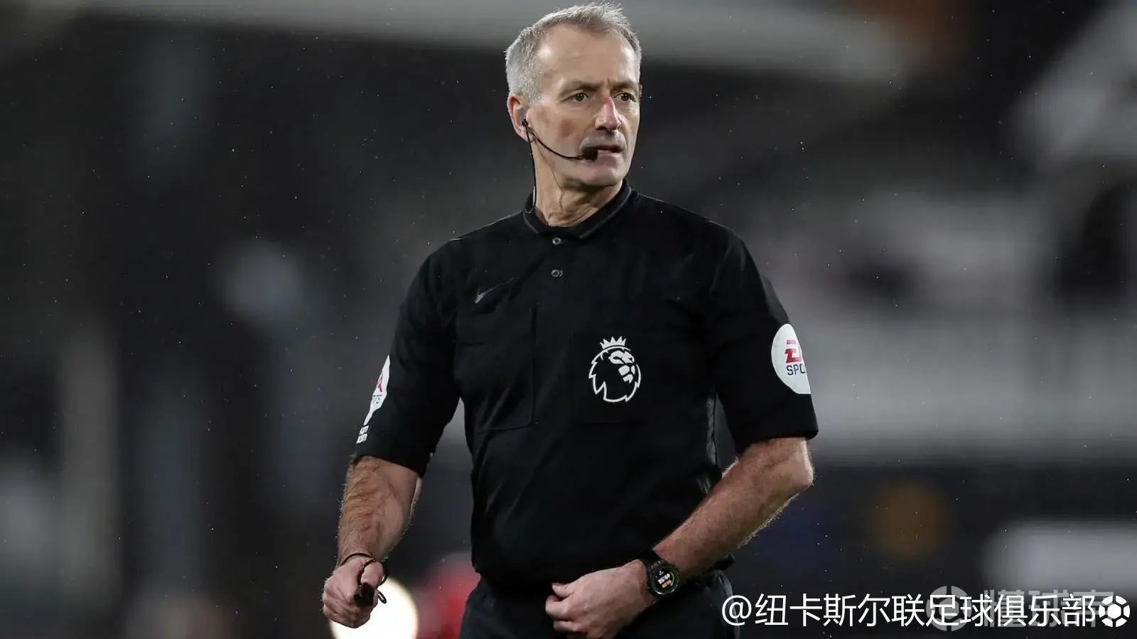 马丁阿特金森将担任我们客场对阵西布朗的主裁判本