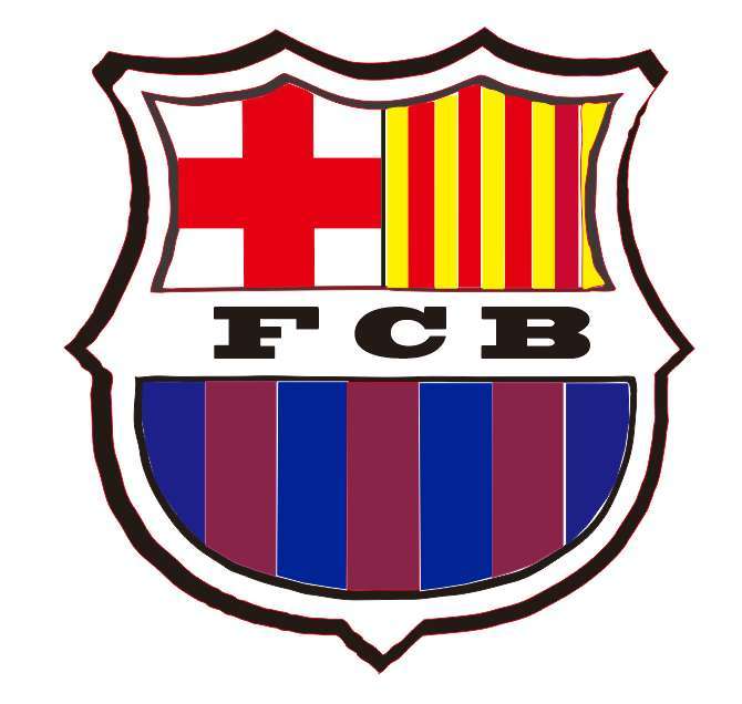 自己画的巴萨图标.