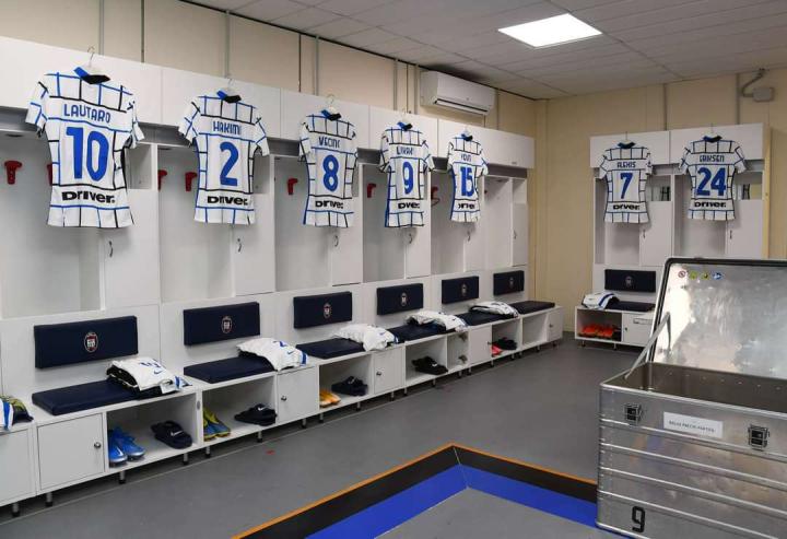 更衣室准备就绪,加油国际米兰!