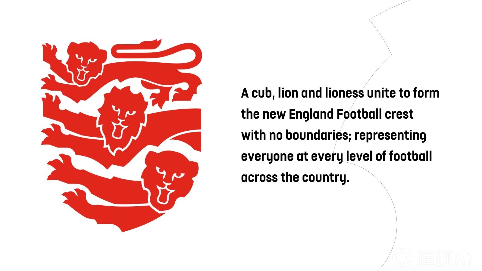 蓝狮变红狮英格兰队发布新队徽球衣仍使用旧队徽