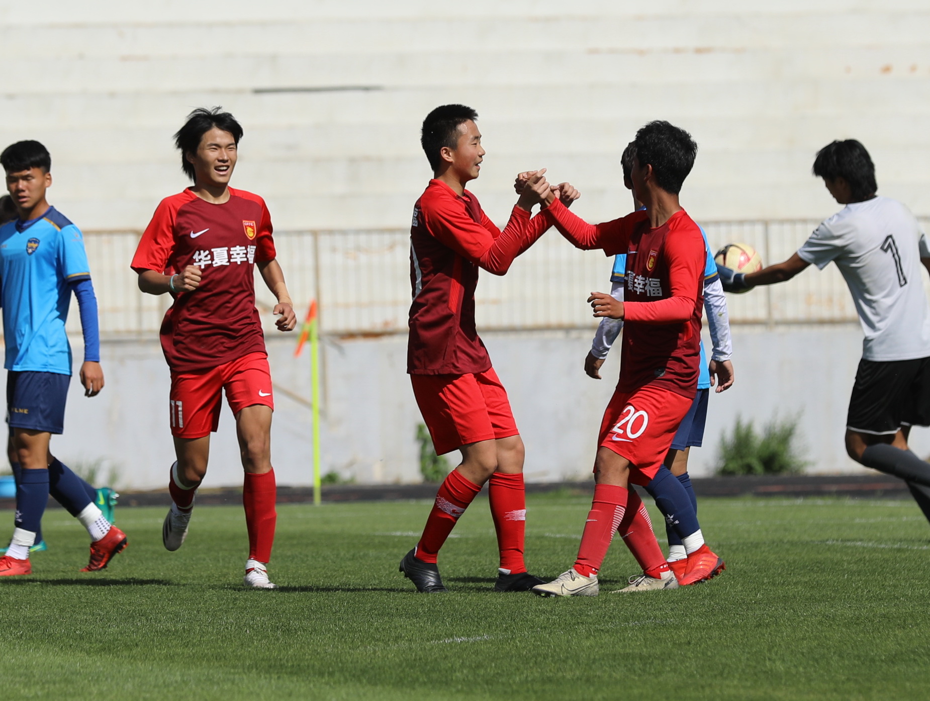 u16u17联队21取胜浙江毅腾u17梯队