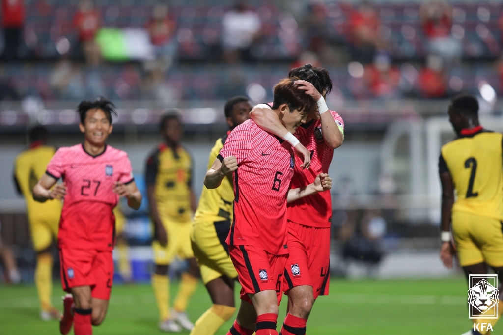 韩国国奥队友谊赛小试牛刀31击败加纳正式起步