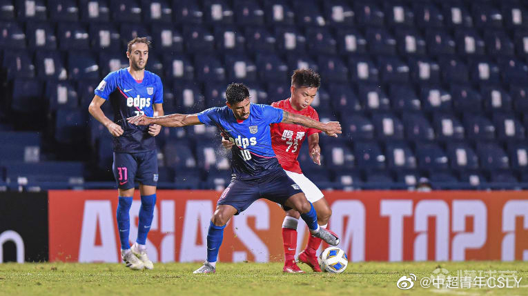 6月30日2021亚冠小组赛广州队01不敌