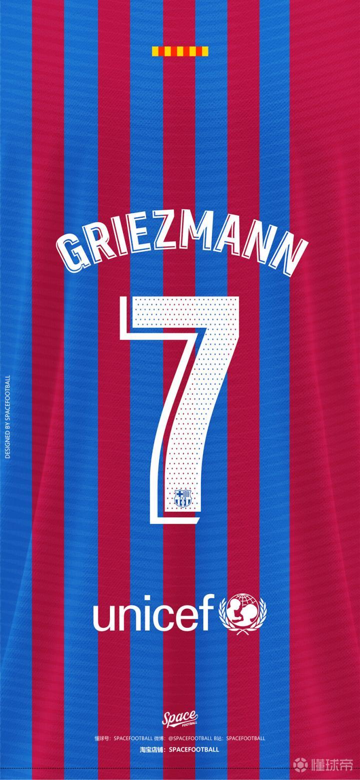 巴塞罗那202121赛季主场球衣印号壁纸des