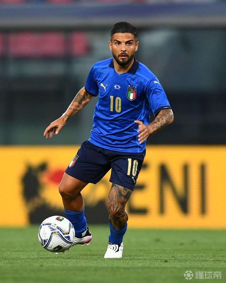 本届欧洲杯上因西涅共代表意大利队出场6次贡献