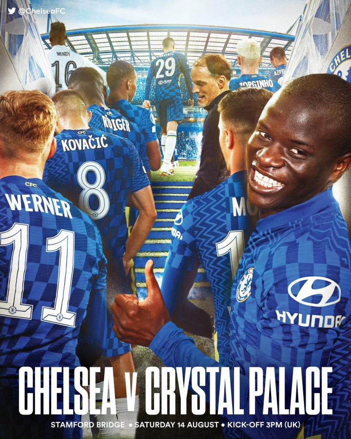 高清海报合集英超第1轮切尔西vs水晶宫