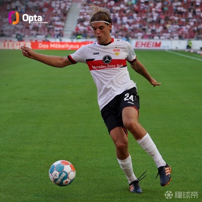 斯图加特队史第三人克罗地亚球员索萨上演助攻帽子戏法