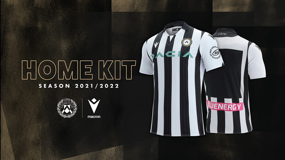 macron发布乌迪内斯202122赛季主场球衣