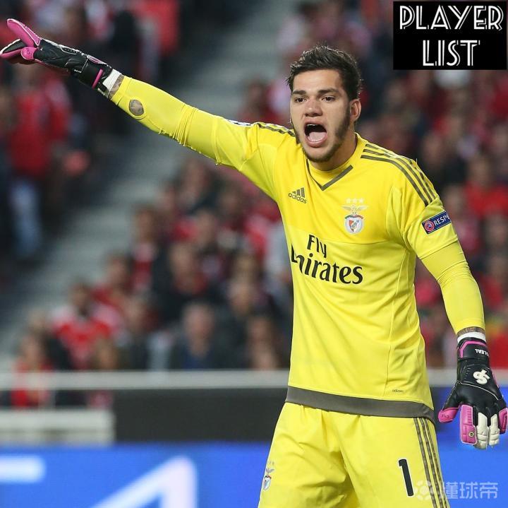 20152016赛季的本菲卡门将1埃德森