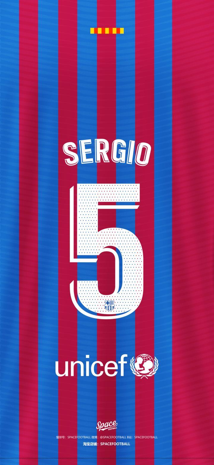 巴塞罗那2021/22赛季主场球衣印号壁纸des.