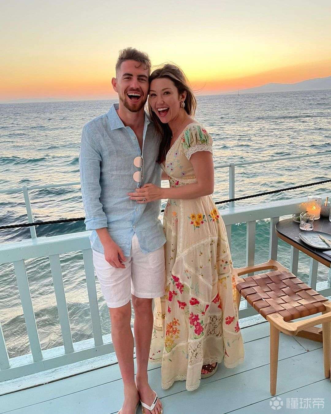 切尔西球星若日尼奥女友凯瑟琳catherine