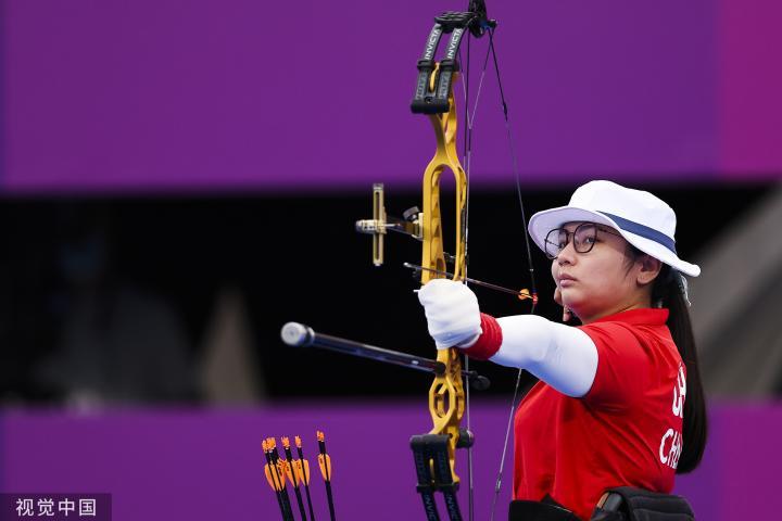 陈敏仪获得残奥会女子射箭w1级冠军|东京奥运会|中国奥运代表团|懂球
