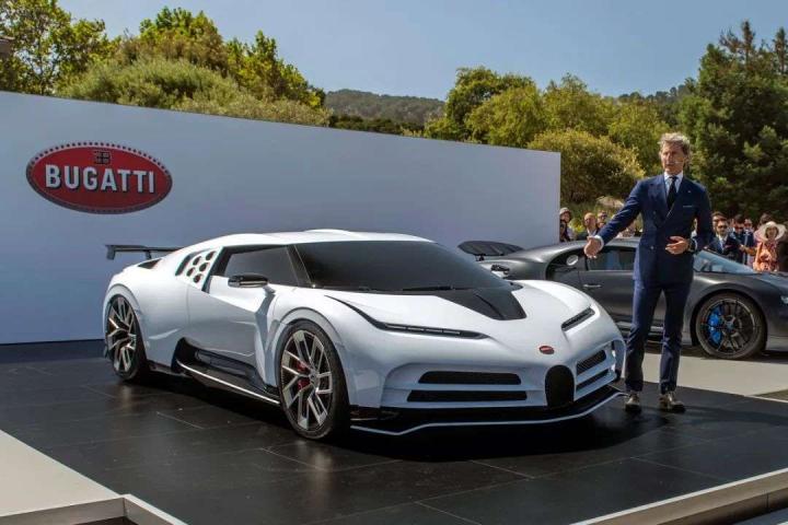 c罗的布加迪centodieci到了