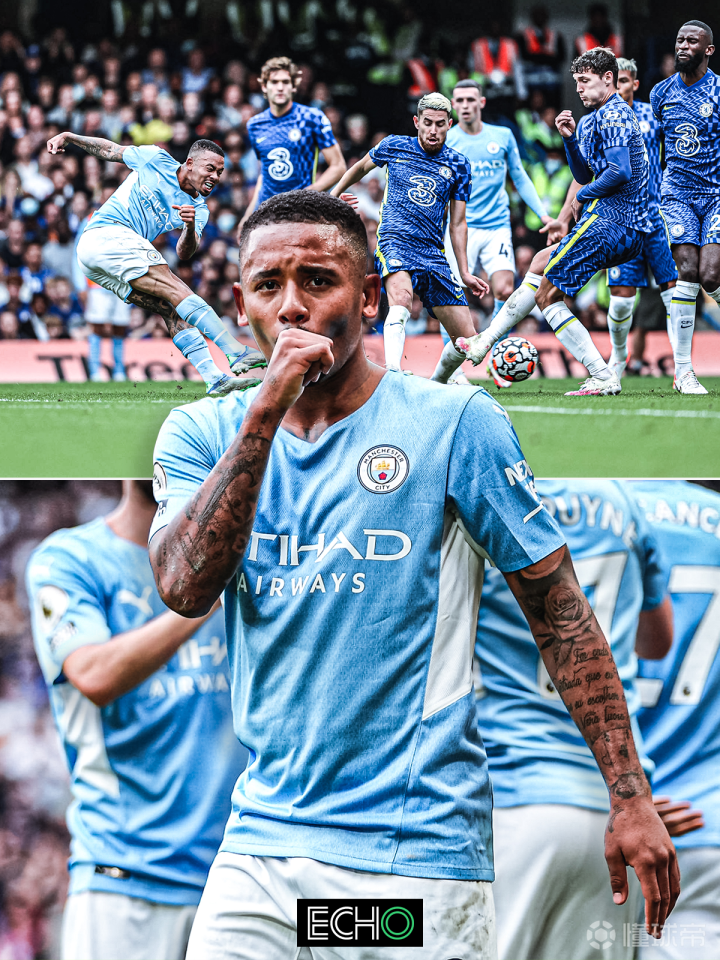 在英超但凡热苏斯进球的比赛曼城至今未尝一败